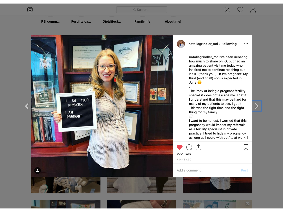 Instagram for Fertility Doctors Done Right